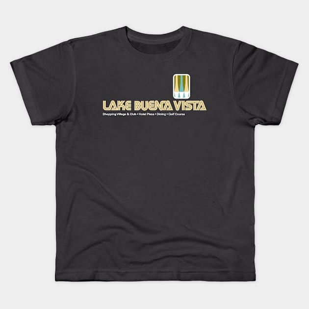 Lake Buena Vista Shopping Village Kids T-Shirt by BurningSettlersCabin